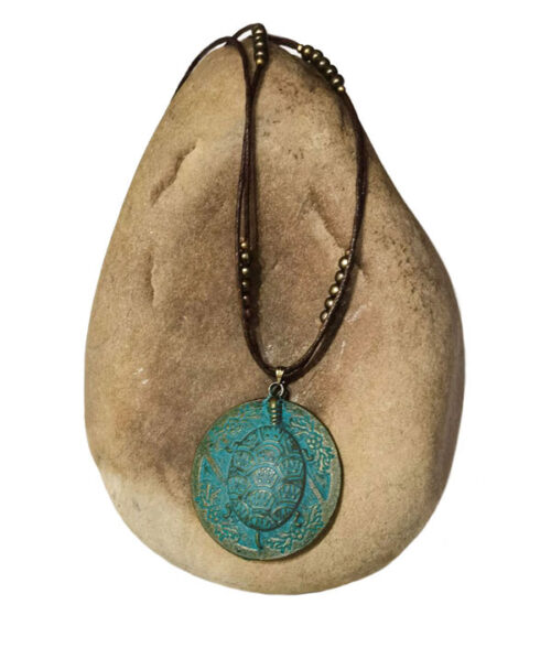 collar-Turtle-bronce-verde