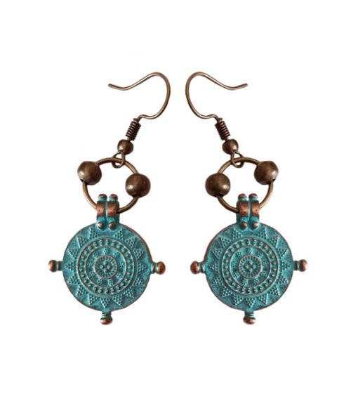 pendientes-Azteca-bronce-azulado